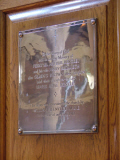 Silver plaque